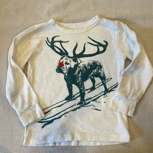 Crewcuts reindeer tee